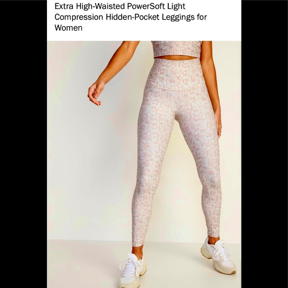 Old Navy Extra High-Waisted Leggings - New - S